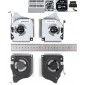 PAR DE VENTILADORES CPU + GPU DELL G7 7790 G5-5590 7590 P82F SERIES | 063NYM 63NYM 0C04TH DELL 34242