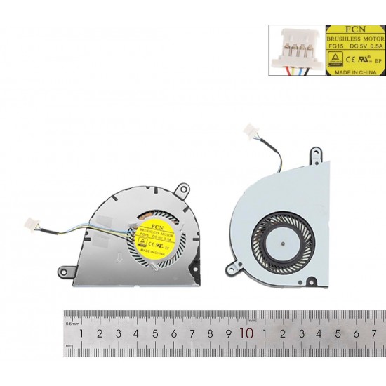 VENTILADOR CPU LENOVO YOGA 2 13 SERIES | EG50040S1-C450-S99, DC28000E4S0, DC28000E4P0 LENOVO 12788