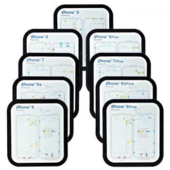 PATRON DE DESMONTAJE MAGNETICO PARA IPHONE X 8 8P 7 7P 6 6S 6P 6SP