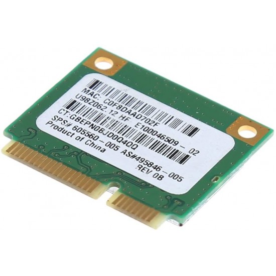 TARJETA ATHEROS AR5B95 WIRELESS WIFI WLAN CARD FOR HP G42 CQ42 G62 CQ62 PAVILION DV7 SERIES | 605560-005 ATHEROS QUALCOMM 10910