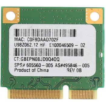TARJETA ATHEROS AR5B95 WIRELESS WIFI WLAN CARD FOR HP G42 CQ42 G62 CQ62 PAVILION DV7 SERIES | 605560-005