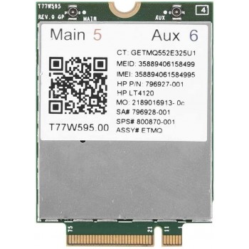 TARJETA 4G WWAN HP SNAPDRAGON X5 LTE T77W595 | 800870-001 796928-001