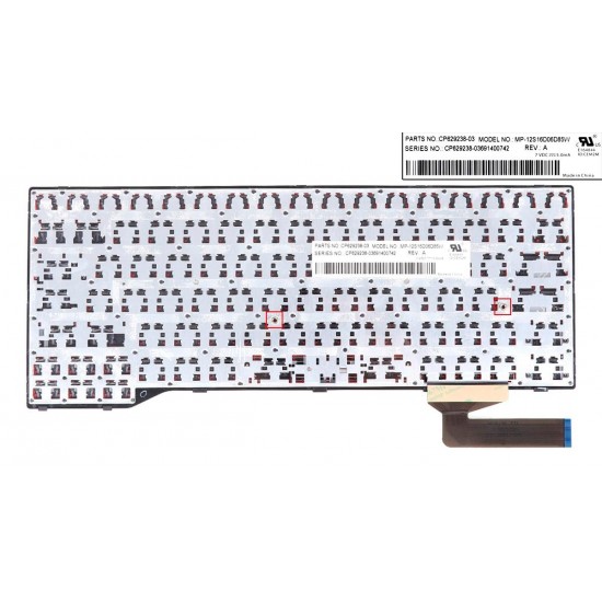 TECLADO ESPAÑOL FUJITSU LIFEBOOK E544 E733 E734 E743 E744 SERIES | CP629218-01 MP-12S36USJD85W FUJITSU 31936