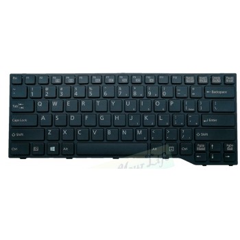 TECLADO US FUJITSU LIFEBOOK E544 E733 E734 E743 E744 SERIES NEGRO CON FRAME NEGRO