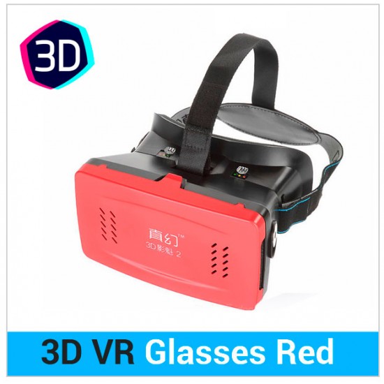 GAFAS 3D PARA SMARTPHONE | RITECH 3D VR | ROJO OEM 04349