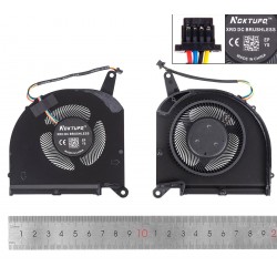 VENTILADOR CPU GIGABYTE AORUS 15G 15P RX7P RX7G 2021 RTX30 17G XB XC XD AERO 15 OLED XB XD RP75SA 17 XA HDR XB WA