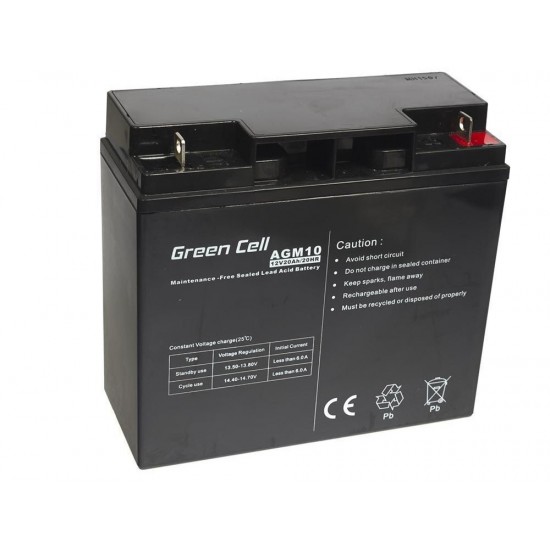 BATERIA GREEN CELL AGM 12V / 20A | AGM10 GREEN CELL 10170