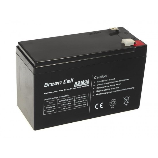 BATERIA GREEN CELL AGM 12V / 7A | AGM04 GREEN CELL 10164