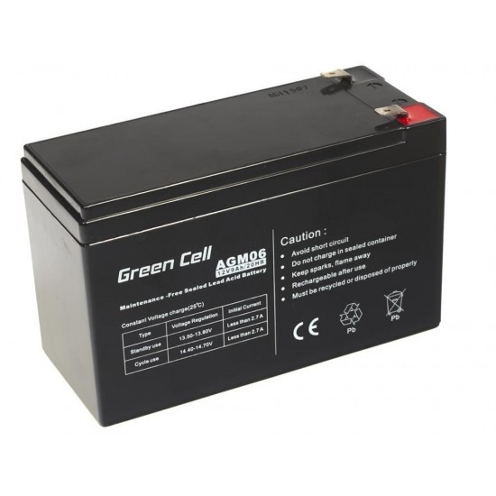 BATERIA GREEN CELL AGM 12V / 9A | AGM06 GREEN CELL 10008