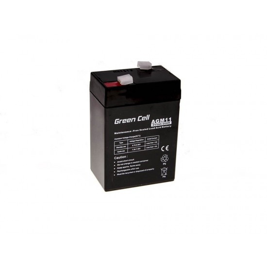 BATERIA GREEN CELL AGM 6V / 5A | AGM11 GREEN CELL 10172