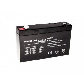 BATERIA GREEN CELL AGM 6V / 7A | AGM12