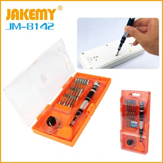 DESTORNILLADOR DE PRECISION EN ALUMINIO CON 24 PUNTAS JAKEMY JM-8142 JAKEMY 03323