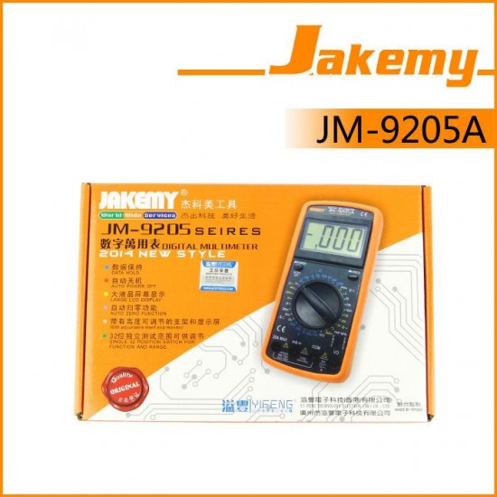 MULTIMETRO TESTER DIGITAL JAKEMY JM-9205A JAKEMY 03252