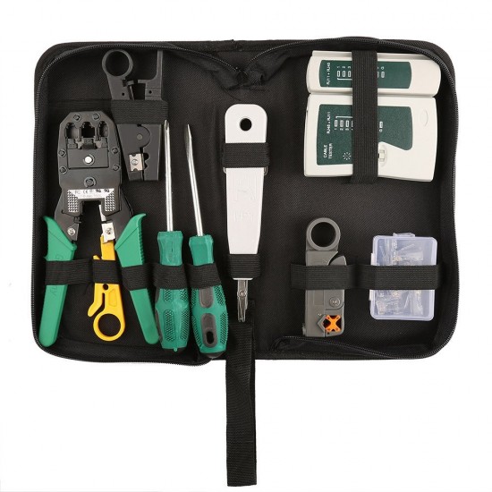 KIT HERRAMIENTAS PROFESIONAL PARA MANTENIMIENTO DE RED OEM 07565