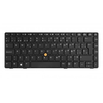 TECLADO ESPAÑOL HP ELITEBOOK 6460B 6465B 8460P 8460W SERIES CON POINTSTICK COLOR NARANJA | 6037B0079210 684333-161 700945-161 702654-161 V119026CK4