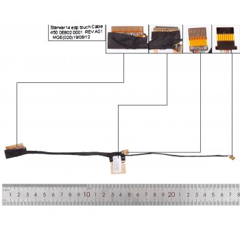 CABLE DE PANTALLA HP PAVILION X360 14-CD 14CD 14M-CD SERIES | 450.0E802.0001 