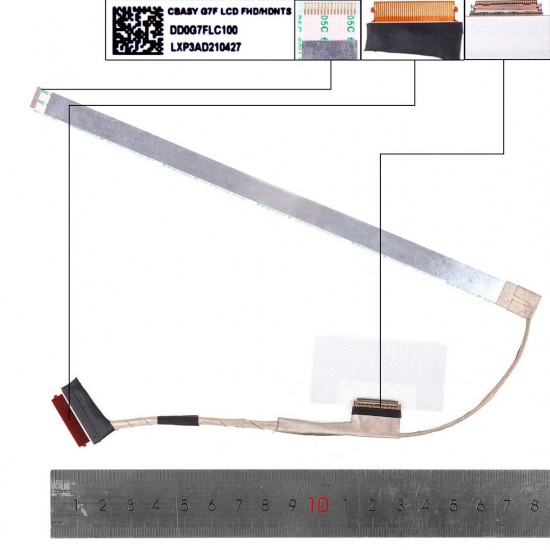 CABLE DE PANTALLA HP 13-BB SERIES | DD0G7FLC100 HP 34096
