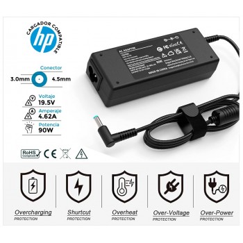CARGADOR HP COMPATIBLE | 19.5V / 4.62A | 4.5 x 3.0mm | 90W