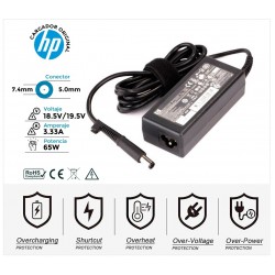 CARGADOR HP ORIGINAL | 18.5V/19.5V / 3.5A | 7.4 x 5.0mm | 65W