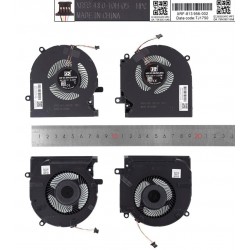 PAR DE VENTILADORES CPU+GPU HP OMEN 15-EK 15-EN SERIES | M04215-001 M04216-001 M04217-001 M04218-001 ( MODELO CON MOTOR DE 5V )