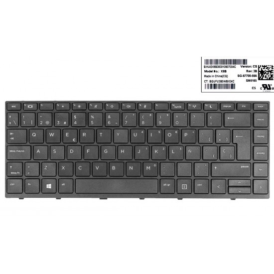 TECLADO ESPAÑOL HP PROBOOK 430 G5 440 G5 445 G5 SERIES CON RETROILUMINACION