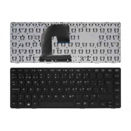 TECLADO ESPAÑOL HP ELITEBOOK 6460B 6465B 8460P 8460W SERIES NEGRO FRAME NEGRO SIN POINTSTICK | 684333-071 HP 34346