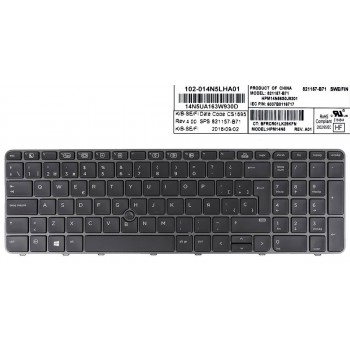 TECLADO ESPAÑOL HP ELITEBOOK 850 G3 850 G4 ZBOOK 15U G3 15U G4 SERIES CON POINTSTICK Y RETROILUMINADO | 836623-061