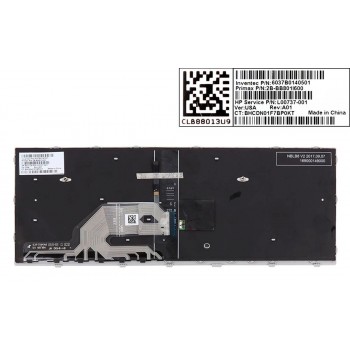 TECLADO INGLÉS HP PROBOOK 430 G5 440 G5 445 G5 SERIES CON MARCO GRIS CON RETROILUMINACION Y POINT STICK
