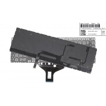 TECLADO ESPAÑOL HP OMEN 17-CB TPN-C144 SERIES RETROILUMINADO COLOR NEGRO LETRAS BLANCAS