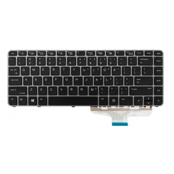 TECLADO US HP ELITEBOOK FOLIO 1040 G3 SERIES NEGRO CON MARCO GRIS RETROILUMINADO | 844423–001 FA04-A1 JY-K908-008-009-010