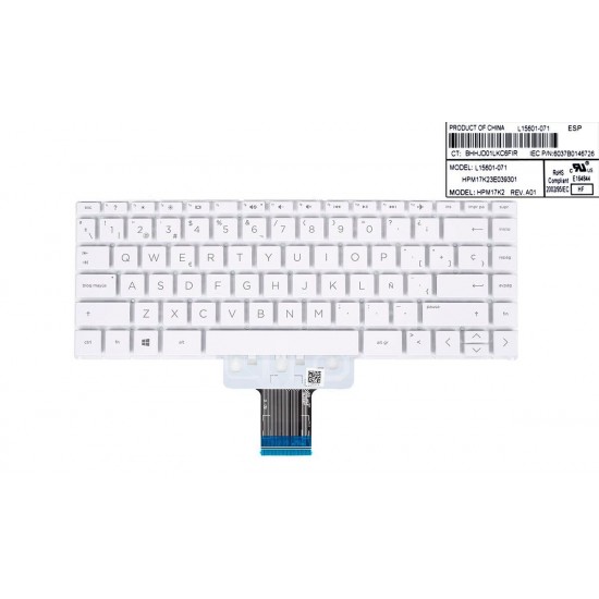 TECLADO ESPAÑOL HP 240 G6 14-AB 14-BS 14-BK 14-BF 14-CB 14-BW SERIES | 920894-001