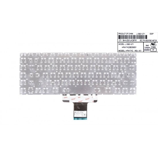 TECLADO ESPAÑOL HP 240 G6 14-AB 14-BS 14-BK 14-BF 14-CB 14-BW SERIES | 920894-001