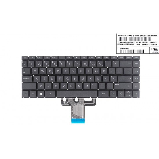 TECLADO PORTUGUES HP X360 14-DA 14-CM 14-CE 240 G7 14-CK SERIES