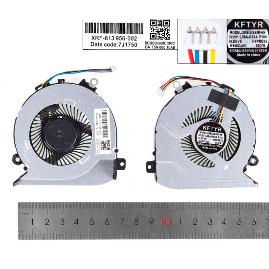 VENTILADOR CPU HP 14-AB 15-AB 17-G SERIES | 812109-001 812111-001