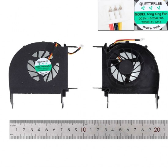 VENTILADOR CPU HP PAVILION DV7-2000 DV7-3000 SERIES ( MODELOS CON PROCESADOR INTEL ) HP 00545