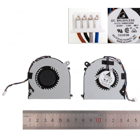 VENTILADOR CPU HP 260 G1 260 G2 MINI SERIES | 795307-001 6033B0025301 KSB0405HB ( MODELO CABLE CORTO ) HP 31905