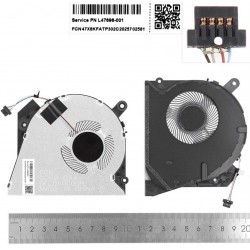 VENTILADOR CPU PORTATIL HP PROBOOK 450 G7 455 G7 SERIES · L45101-001 L47695-001 L47696-001