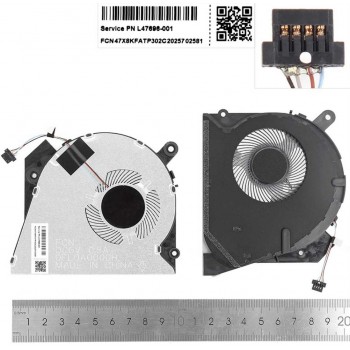 VENTILADOR CPU PORTATIL HP PROBOOK 450 G7 455 G7 SERIES · L45101-001 L47695-001 L47696-001