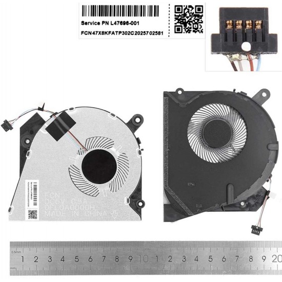 VENTILADOR CPU PORTATIL HP PROBOOK 450 G7 455 G7 SERIES · L45101-001 L47695-001 L47696-001