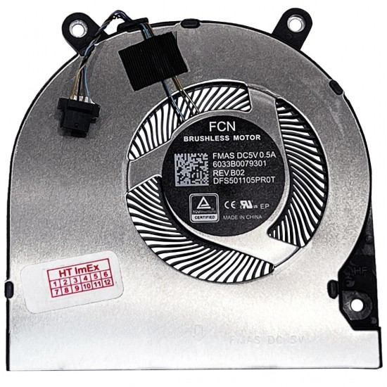VENTILADOR CPU HP PAVILION X360 CONVERTIBLE 14M 14-DW 14M-DW TPN-I137 SERIES | L96492-001 HP 34245