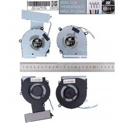 PAR DE VENTILADORES CPU + GPU HP 15-DC SERIES | L30203-001 L30203-001 L30204-001