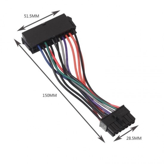 ADAPTADOR DE 24 PINS A 14 PINS PARA FUENTE LENOVO IBM DELL Q77 B75 A75 Q75 LENOVO 09472