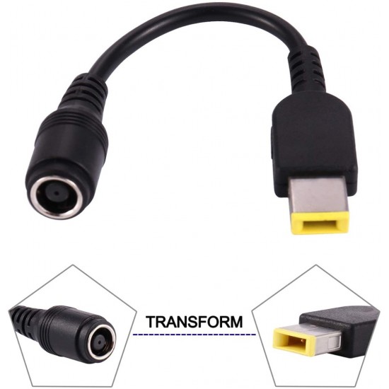 ADAPTADOR LENOVO DE CONECTOR 7.9x5.5mm A TIPO SQUARE | 0B47046 0A36037 03X6261 HP 08772