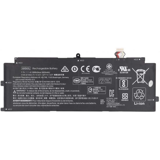 BATERIA HP SPECTRE 12 SERIES | AH04XL 902402-2B2 902402-2C2 902500-855 AH04041XL AH04041XL-PL HSTNN-DB7S HP 12536