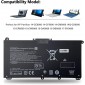 BATERIA HP COMPATIBLE PAVILION 14 15 HP 250 255 G7 SERIES | HT03041XL HT03XL L11421-1C1 L11119-855