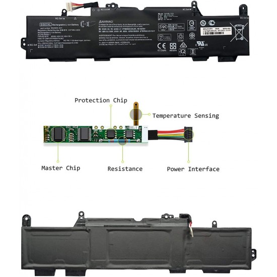 BATERIA HP ELITEBOOK 735 G5 755 G5 830 G5 840 G5 840 G6 ZBOOK 14U G5 G6 SERIES | SS03XL 932823-171 ( MODELO 11.4V/4100MAH )