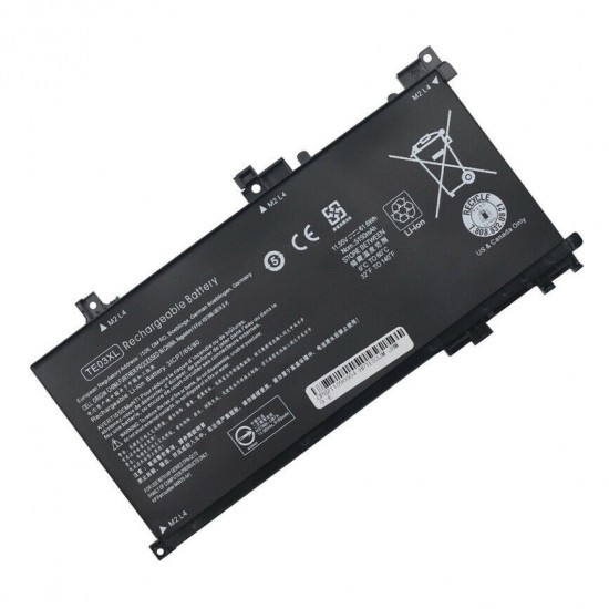 BATERIA COMPATIBLE HP PAVILION 15-BC OMEN 15-AX SERIES | 849570-541 849910-850 905175-271 905175-2C1 905277-555 905277-855 HSTNN-DB7T HSTNN-UB7A TE03XL TPN-Q173 HP 10526