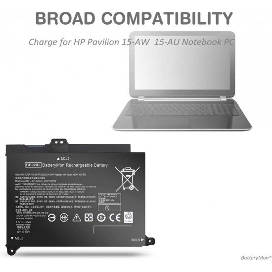 BATERIA HP BP02XL 7.7V/4500MAH