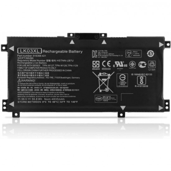 BATERIA HP LK03XL 11.55V/3500MAH