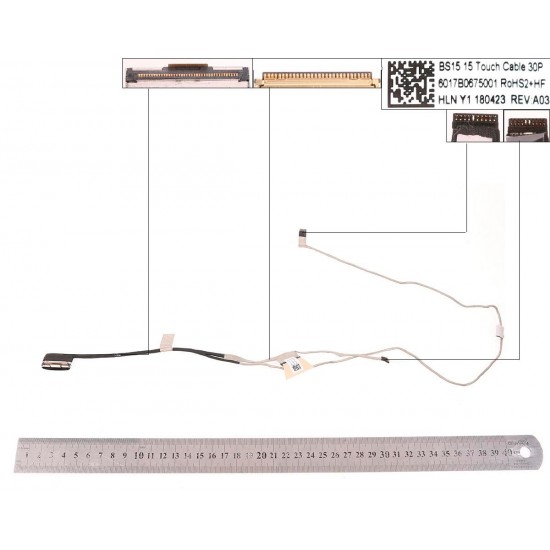 CABLE DE PANTALLA HP PROBOOK 650 G2 G3 655 G2 G3 SERIES | 6017B0675001 ( PARA MODELOS CON PANTALLA TÁCTIL ) HP 10664